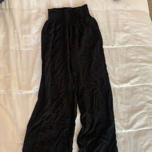 scrunch waist frilly beach pants